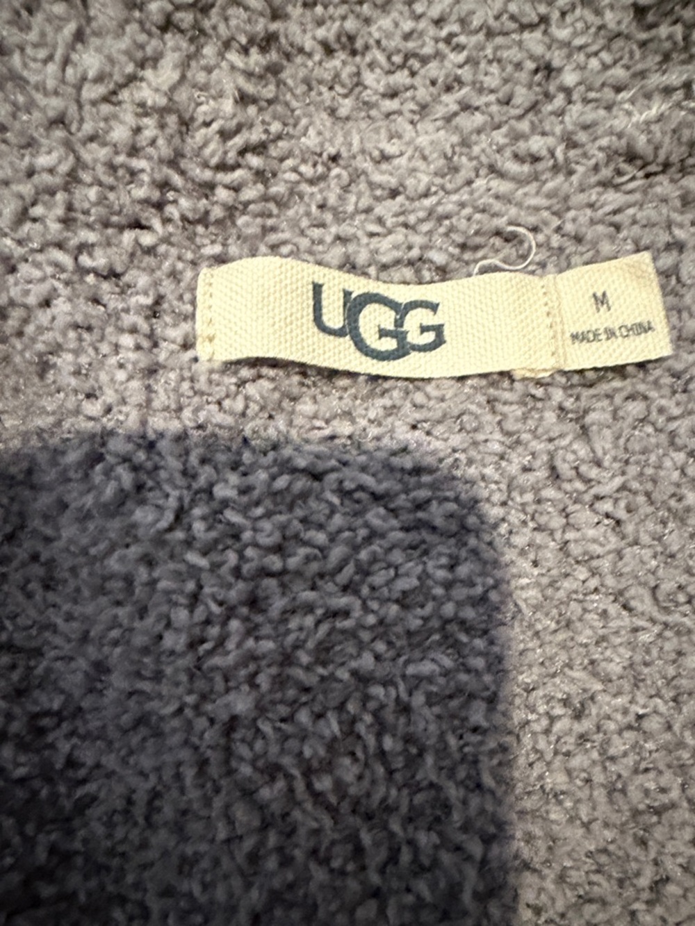 UGG size medium Cozy Open-Front Women’s Sweater Cardigan - Light Gray - Picture 3 of 3